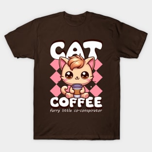 cat coffee T-Shirt